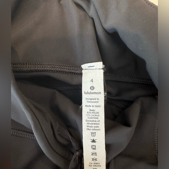 Lululemon woman’s fast and free leggings rise tights size 4 - Picture 2 of 6